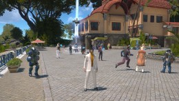 Skyforge paladin in white suit